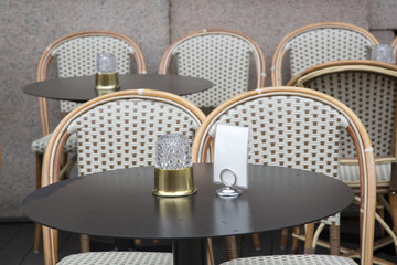 Cafe Table and Chairs, Stockholm