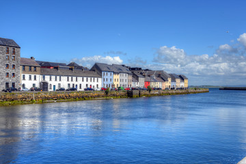 Fototapeta na wymiar The Claddagh Galway in Galway, Ireland.