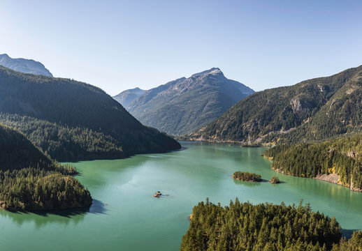 Diablo lake, Diablo, Washington, USA