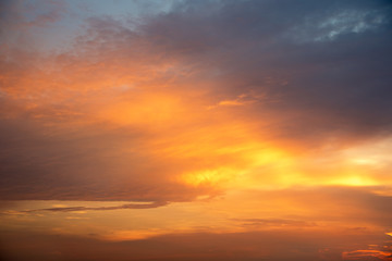 Fototapeta na wymiar twilight sunset sky for background