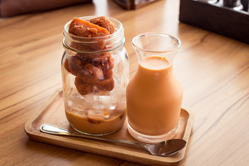 Thai milk tea.