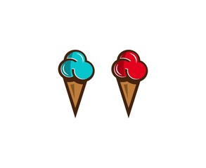Ice cream logo