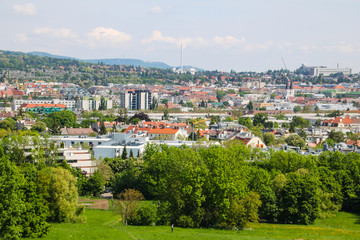 Fototapeta premium Erholungsgebiet Roter Berg in Wien