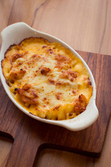 chicken with cheese.