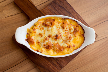 chicken with cheese.