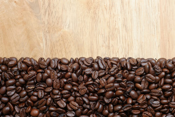 Medium roasted Arabica coffee beans