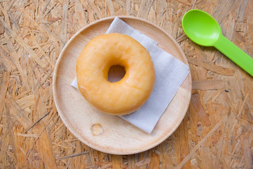 Homemade sugar donuts