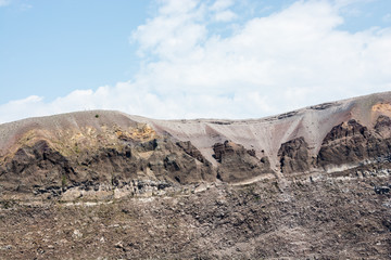 View of vesuvius crater