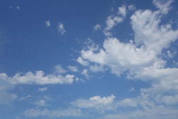 Fototapeta premium Clouds in the blue sky