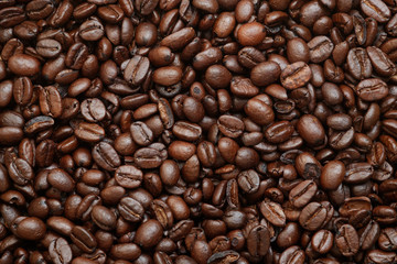 Fototapeta premium Medium roasted Arabica coffee beans