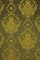 Gold vintage arts islam style, arabic texture and background