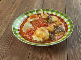 Romanian  Braised fish.