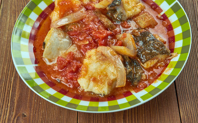 Romanian  Braised fish.