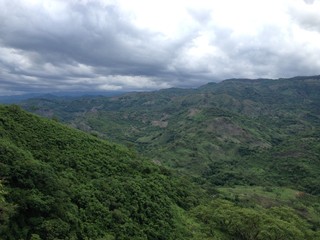 Fototapeta premium bosque tropical zona montañosa honduras