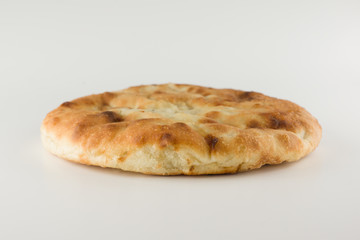 piece of khachapuri with meat