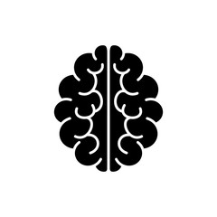 Brain icon. Mind vector symbol.