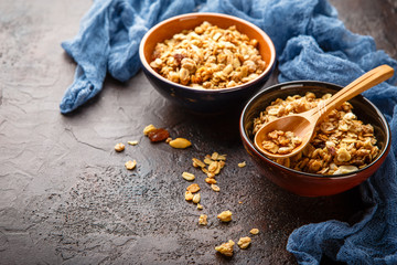 Homemade delicious granola