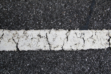 Fototapeta premium Painted Asphalt Line