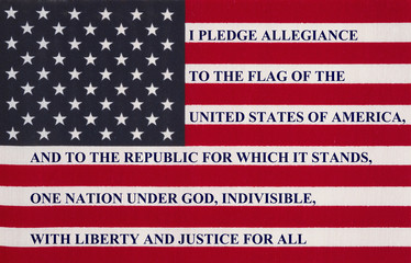 The pledge of allegiance