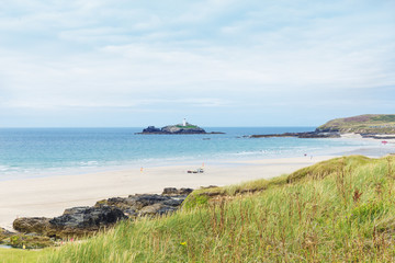St Ives Atlantic ocean coast, Cornwall England UK