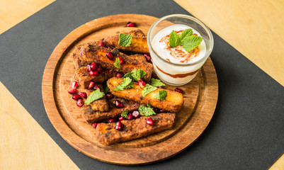 Halloumi Fries mit Minze