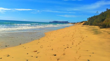 Sandy beach