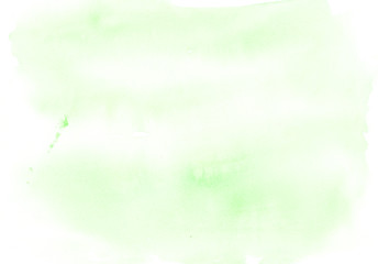 Soft green watercolor background texture