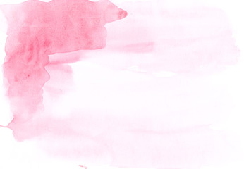 Pink watercolor texture for backgrounds and designs