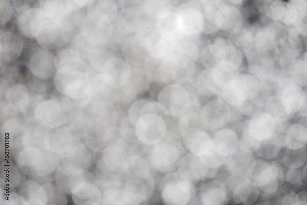 Poster abstract white bokeh background