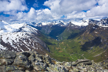 Fototapeta na wymiar Geiranger fjord. Norway.