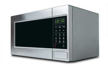 stylish microwave oven on white background © useful pictures