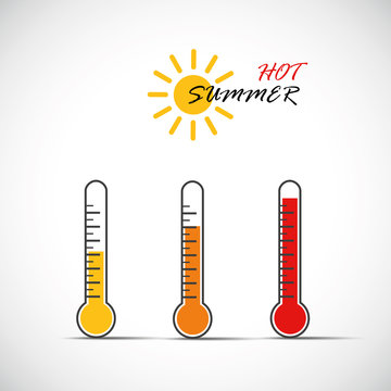 hot summer temperaturanstieg