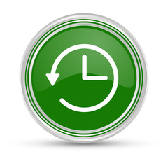 Grüner Button - Uhr zurückdrehen