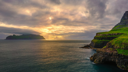 Sunset in Faroe Islands