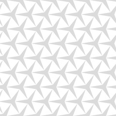 Abstraknyj seamless pattern of triangular geometrical shapes. White background.