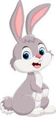 Fototapeta premium Cute little bunny cartoon