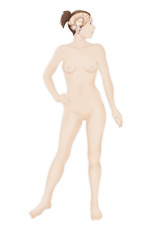 Fototapeta premium Brain, drawing