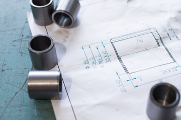 measuring metal component