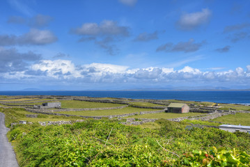 Fototapeta na wymiar Inishmore on the Aran Islands, Ireland.