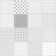 Design pages for coloring books. Vector illustration. Patchwork.