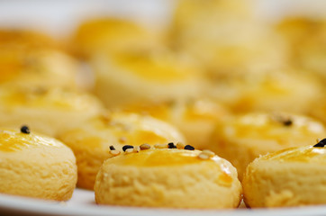 Close up of a delicious Turkish cookies, tuzlu kurabiye