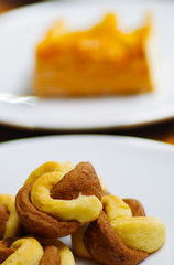 Delicious Turkish homemade savory cookies, tuzlu kurabiye