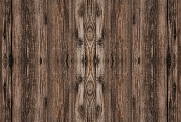 Vertical wooden wall brown color. Abstract big background