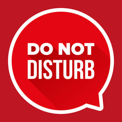 Do Not Disturb vector