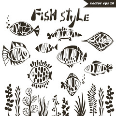 fish style set