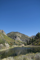 Fototapeta na wymiar Utah Rocky Mountains in northern utah near salt lake city and ogden