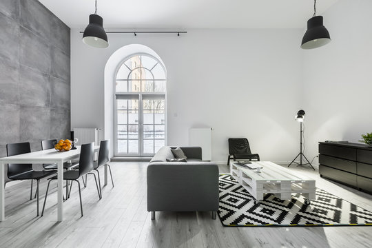Modern loft interior