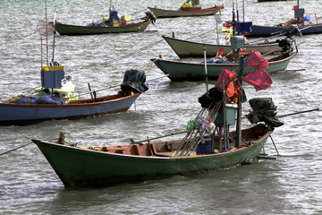 Fototapeta na wymiar Fishing boat, fishing boat, coast.