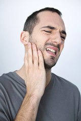 Fototapeta premium Man with toothache