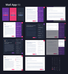 Mail App Kit for Tablet 